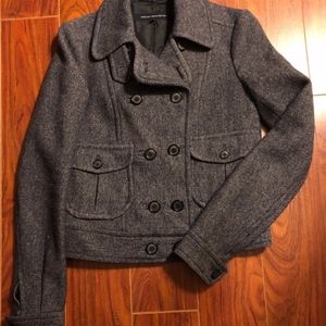90% new FCUK Grey Wool Jacket